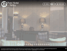 Tablet Screenshot of parkhoteltenby.com